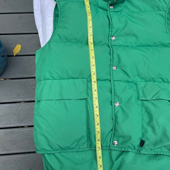 Vintage Woolrich Vest Mens Size missing. Green Puffer Down Insulated USA Made - Picture 7 of 7